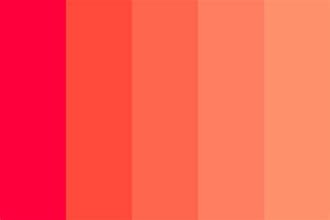 Shade Of Orange Color Palette