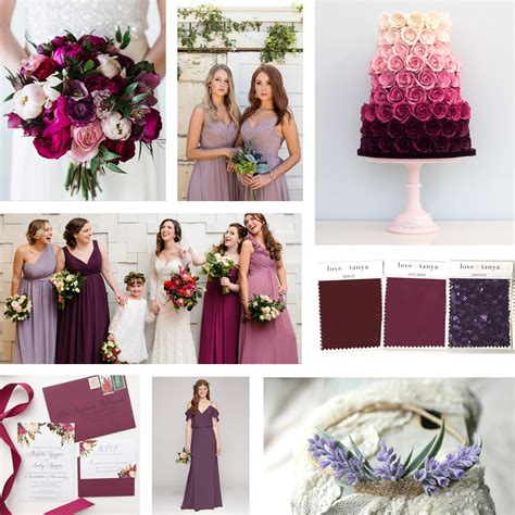 Rich Color Palettes to Inspire your ... | Merlot wedding colors ...