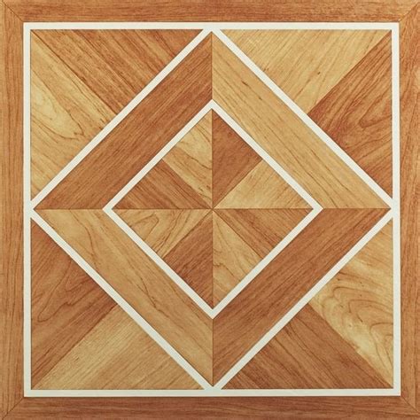 Vinyl tiles are available in a variety of styles, these durable tiles are sure to enhance the look of any stone (89). Wood Pattern Self Adhesive Peel N Stick Vinyl Floor Tile ...