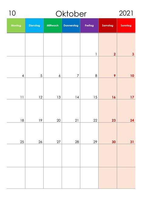 Kalender 2021 Oktober Zum Ausdrucken The Beste Kalender Images