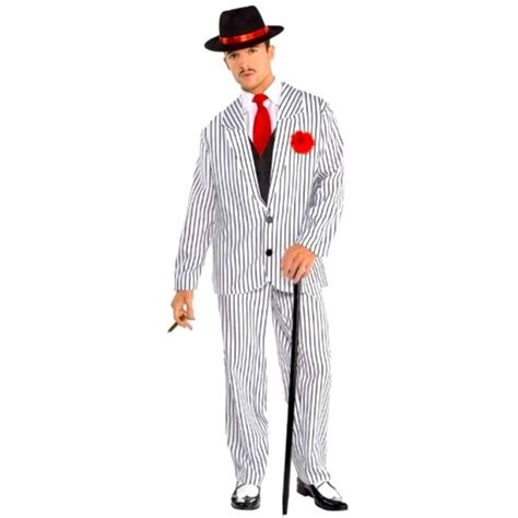 amscan other brand new gangster 5pc adult costume size standardfits up to size 42 nwt poshmark