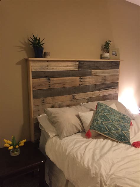 Products Diy Wood Projects Furniture Reclaimed Wood Headboard Wood