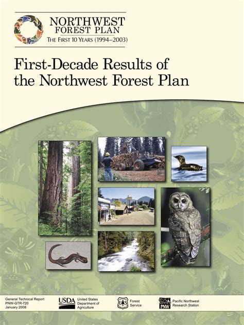 First Decade Results Of The Northwest Forest Plan Northwest