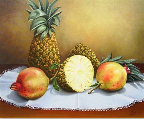 Imágenes Arte Pinturas Óleo Cuadros Frutas Tropicales De Colombia
