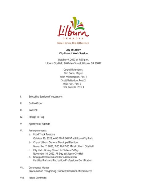 October 9 2023 City Council Work Session Agenda Documentcloud