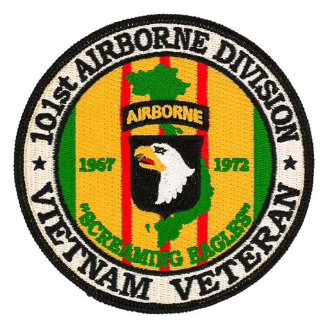101st Airborne Division Vietnam Veteran Patch Flying Tigers Surplus