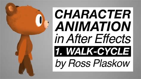 How To Make A Cartoon Character Animation After Effects Tutorial Basic Walk Cycle Youtube