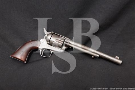 Us 1873 Colt 45 Saa Single Action Army 7 12 Inch Revolver Serial