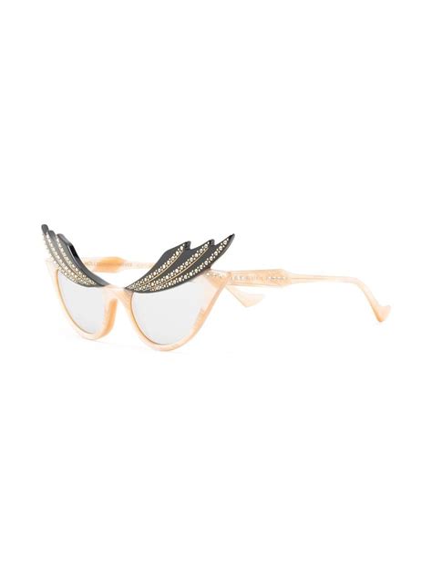 Gucci Eyewear Hollywood Forever Cat Eye Sunglasses Farfetch