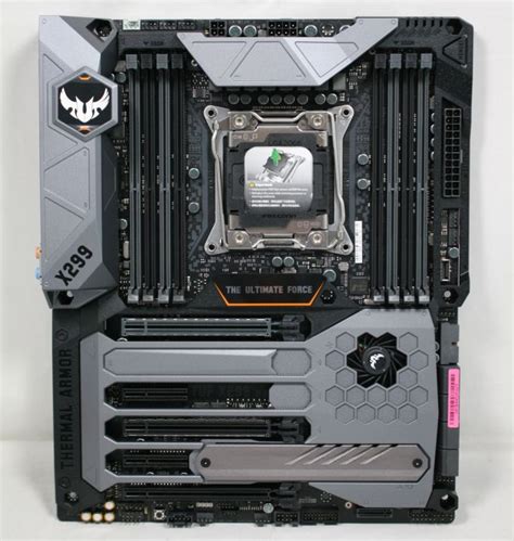 Visual Inspection The Asus Tuf X299 Mark I Motherboard Review Tuf