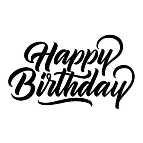 Vector Font Happy Birthday Png Background Image Png Arts