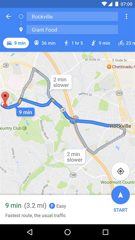 Step by step directions for your drive or walk. Updated Google Maps 9.44 shows parking availability and ...