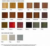Images of Wood Stain Color Chart Lowes