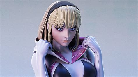 3840x2160px 4k Free Download Gwen Stacy Hood Out Gwen Stacy