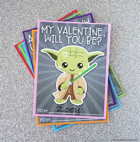 Printable Star Wars Valentines