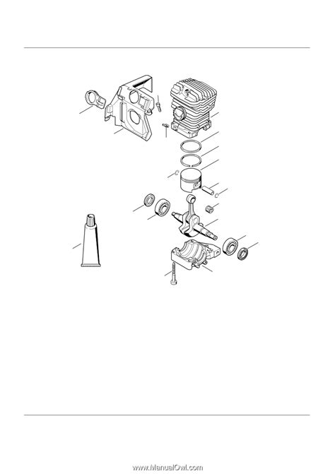Stihl Ms 310 Chainsaw Parts Diagram Sketch Coloring Page