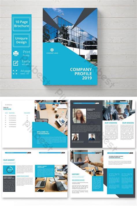 Company Profile Design Template Psd Free Download Mosi