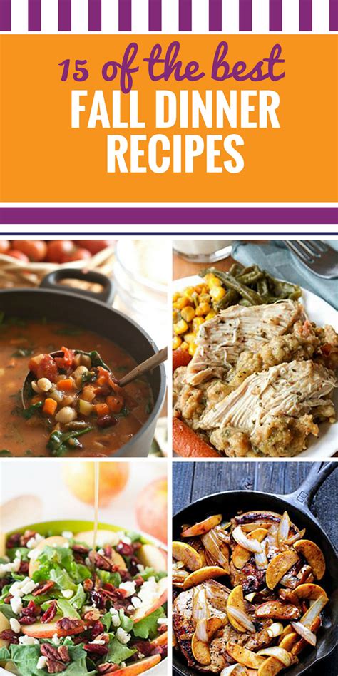 These fall recipes couldn't be easier. 15 Fall Dinner Recipes - My Life and Kids