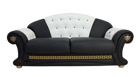Формат3dsmax 2014 + obj :: Versace 3 Seater Sofa Settee Genuine Italian Black White ...
