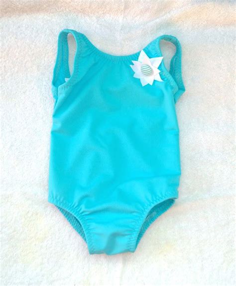 Swimsuit Size 3 4 Yrs Girls Swimwear Girls Aqua One Piece Swimsuit