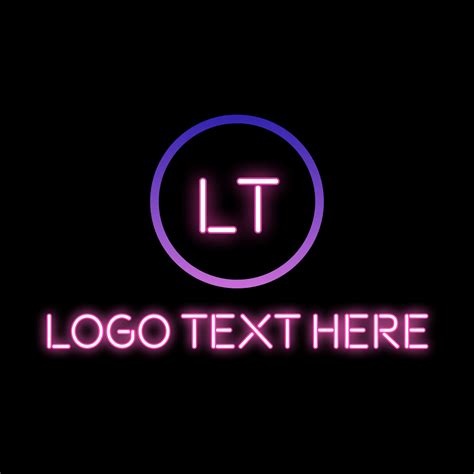 Neon Lettermark Logo Brandcrowd Logo Maker