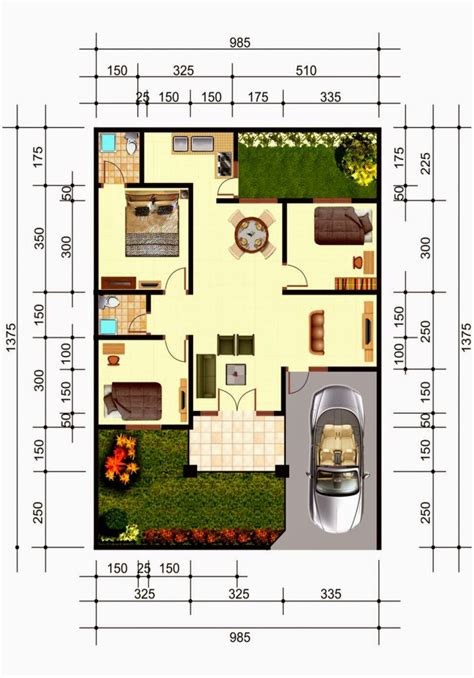 denah rumah minimalis jepang gambar desain rumah minimalis