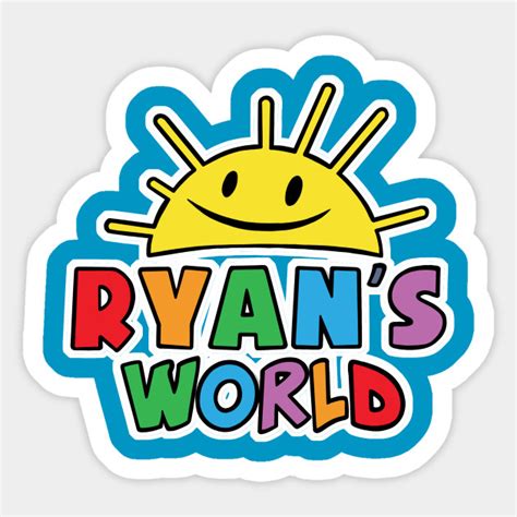 Ryans World Sun Ryans Toy Review Sticker Teepublic