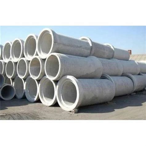 Round Rcc Hume Pipe Thickness 20 25 Mm Size 25 Meter Length At