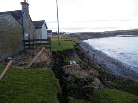 Coastal Collapse At Scrabster Rear Of Coastguard Station 4 Of 8