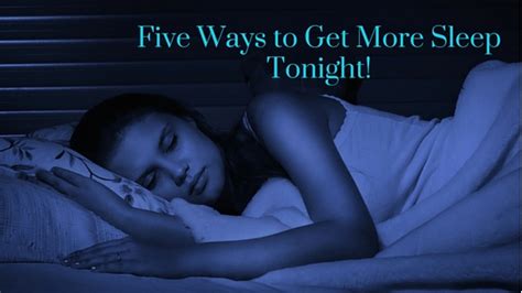 Five Ways For Adults To Get More Sleep Tonight Strong Little Sleepers