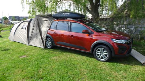 Dacia Jogger En Mode Camping Car Avec Le Pack Sleep Ou La Tente De Hayon Les Voitures