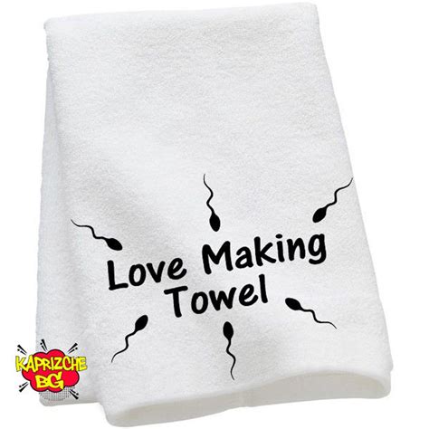 Love Making Towel Cum Rag Jizz Rag Wap Gag T Naughty T Bachelor T Bachelorette