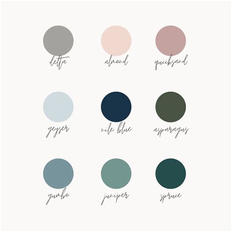 Branding Color Swatch And Palette Wedding Photography Website