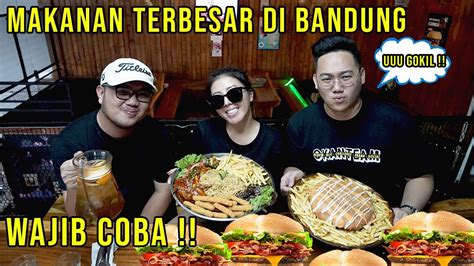 WAJIB COBA !! SATU-SATUNYA BURGER RAKSASA DI BANDUNG. - YouTube