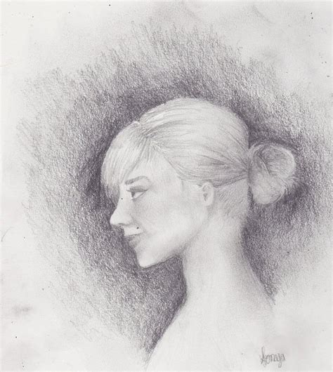 Side Profile Sketch At Explore Collection Of Side
