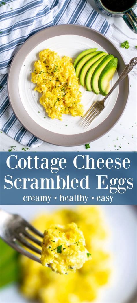 This Creamy And Healthy Cottage Cheese Scrambled Eggs Recipe Is So Simple