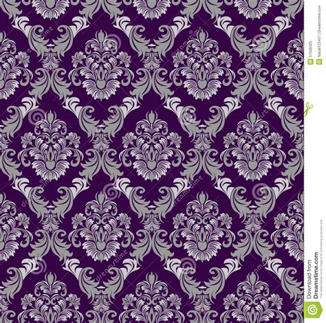 37 Purple Damask Wallpaper Wallpapersafari