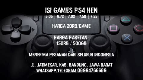 Isi Game Ps4 Bandung Dlscrush