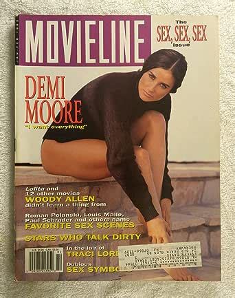 Demi Moore The Sex Sex Sex Issue Movieline Magazine January February Woody Allen