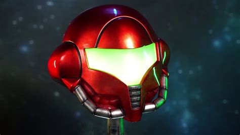 Metroid Prime Samus Helmet Statue Launch Video 2 Youtube