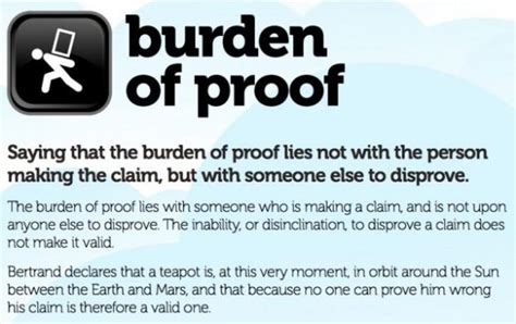 Burden Of Proof Mk2 Atheism Know Your Meme