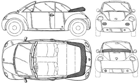 Blueprints Vw Beetle Volkswagen Car Cars Kdf Kfz 4x4 Typ