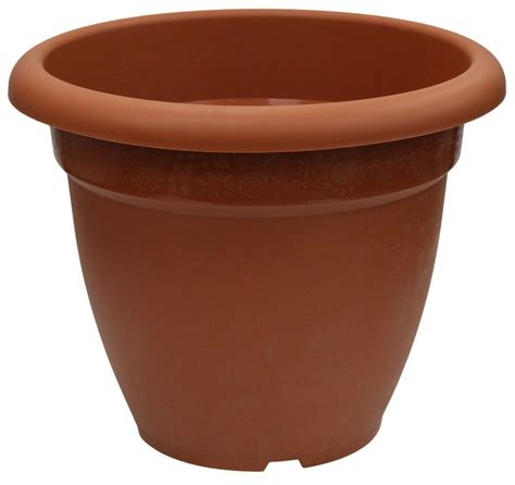 Extra Large 50cm Round Barrel Planter Plastic Plant Pot Flower Planter
