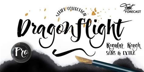 Dragonflight Pro Webfont And Desktop Font Calligraphy Fonts