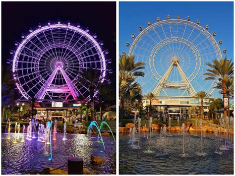 The Orlando Eye Tijdens Zonsondergang Travelchecker