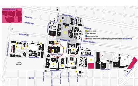 Tulane Uptown Campus Map Your Guide To Navigate The Campus In 2023