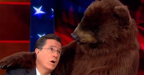 Stephen Colbert Uses Lesbian Puppies And A Sexy Bear For Ratings Los