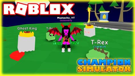 Je Suis Outstanding Roblox Champion Simulator Youtube