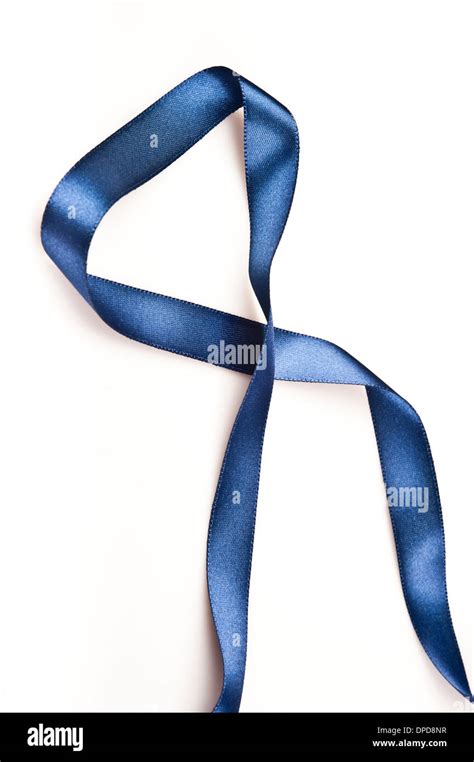Blue Silk Ribbon Stock Photo Alamy
