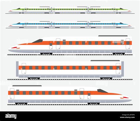 High Speed Train Vector Stock Vector Image And Art Alamy